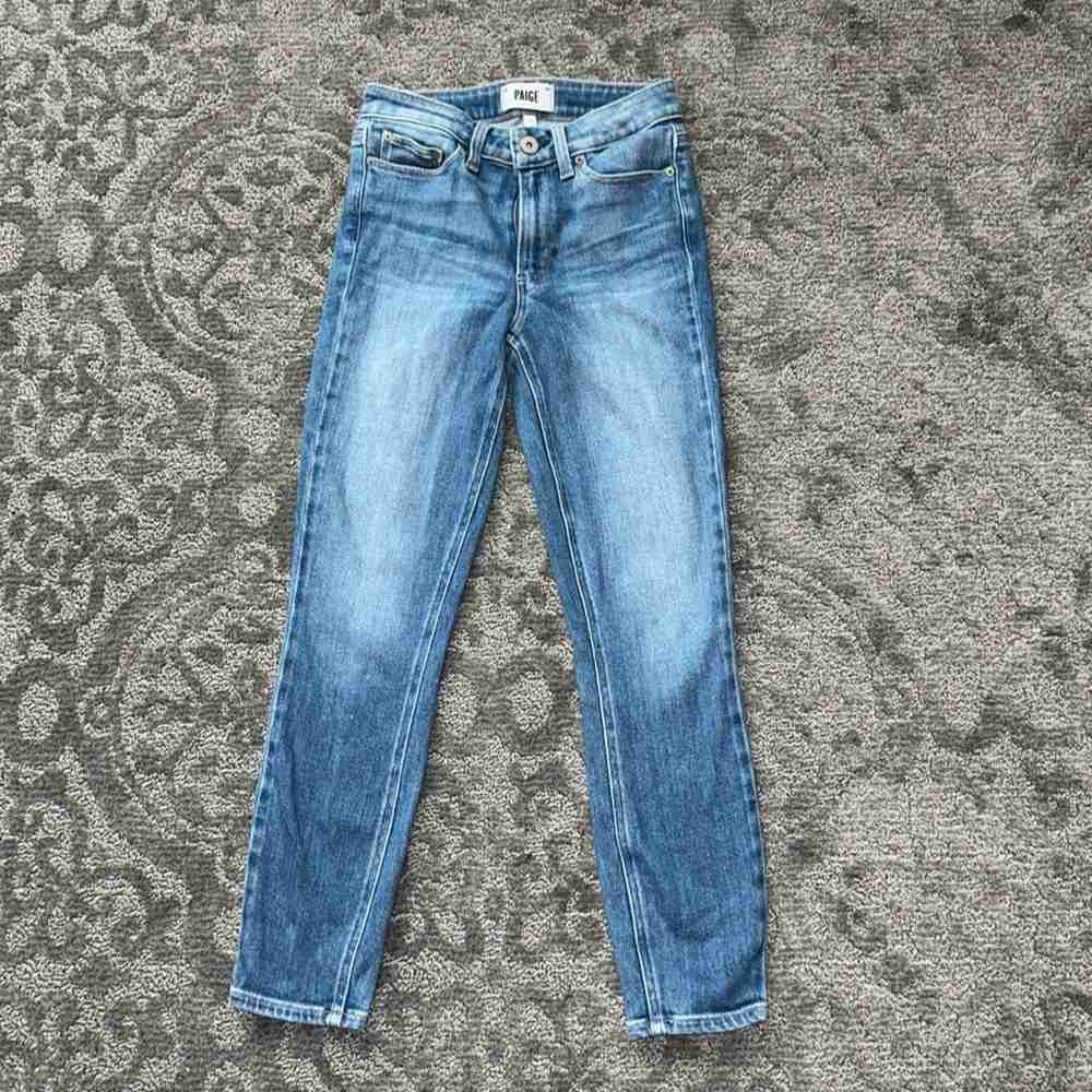 PAIGE Classic Blue Skinny Jeans for Women